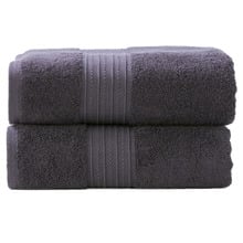 Brentwood 650GSM Cotton Bath Sheets (Set of 2)
